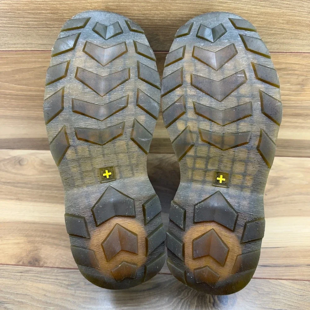 Dr Martens‎ Zachary Boots Men 8 Brown Distressed Leather Granola Aesthetic UK 7